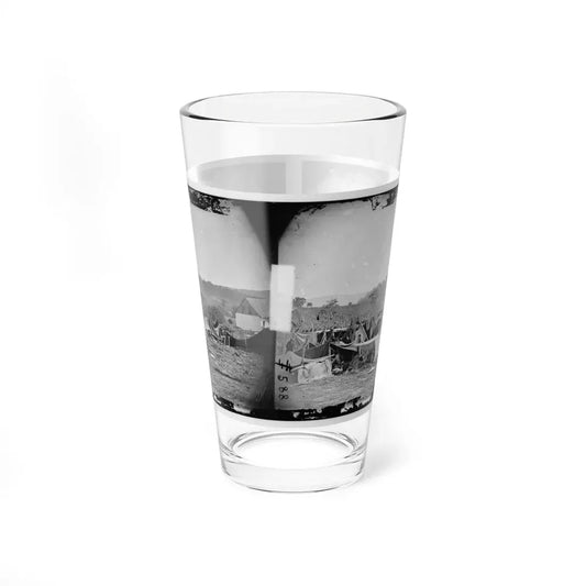 Keedysville, Md., Vicinity. Confederate Wounded At Smith's Barn, With Dr. Anson Hurd, 14th Indiana Volunteers, In Attendance (U.S. Civil War) Pint Glass 16oz 16oz - Go Mug Yourself