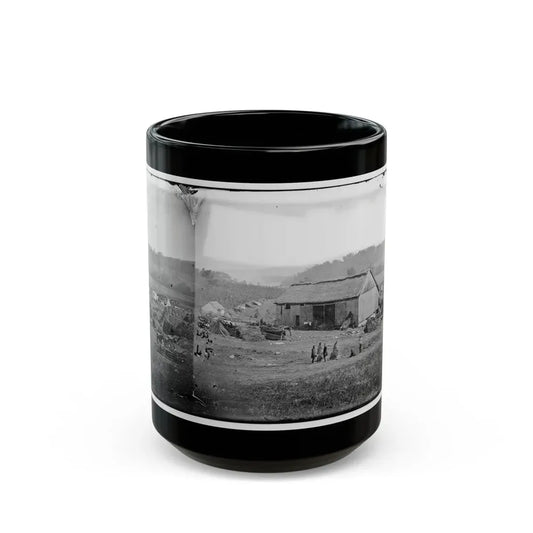 Keedysville, Md., Vicinity.  Smith's Barn, Used As A Hospital After The Battle Of Antietam (U.S. Civil War) Black Coffee Mug 15oz - Go Mug Yourself