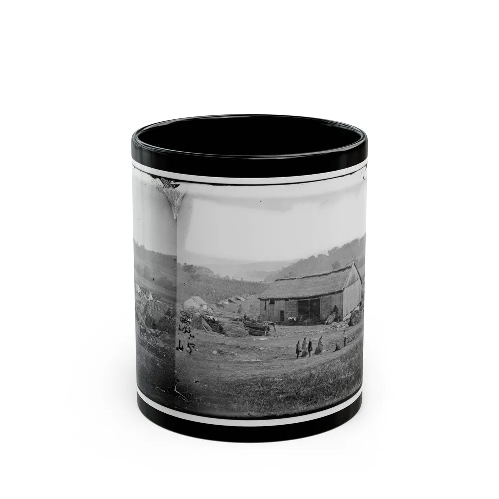 Keedysville, Md., Vicinity. Smith's Barn, Used As A Hospital After The Battle Of Antietam (U.S. Civil War) Black Coffee Mug-11oz-Go Mug Yourself