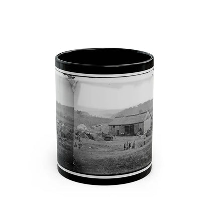 Keedysville, Md., Vicinity. Smith's Barn, Used As A Hospital After The Battle Of Antietam (U.S. Civil War) Black Coffee Mug-11oz-Go Mug Yourself