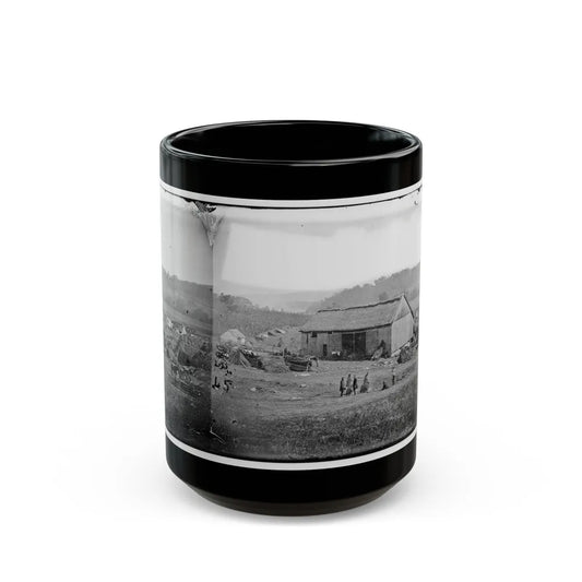 Keedysville, Md., Vicinity. Smith's Barn, Used As A Hospital After The Battle Of Antietam (U.S. Civil War) Black Coffee Mug-15oz-Go Mug Yourself