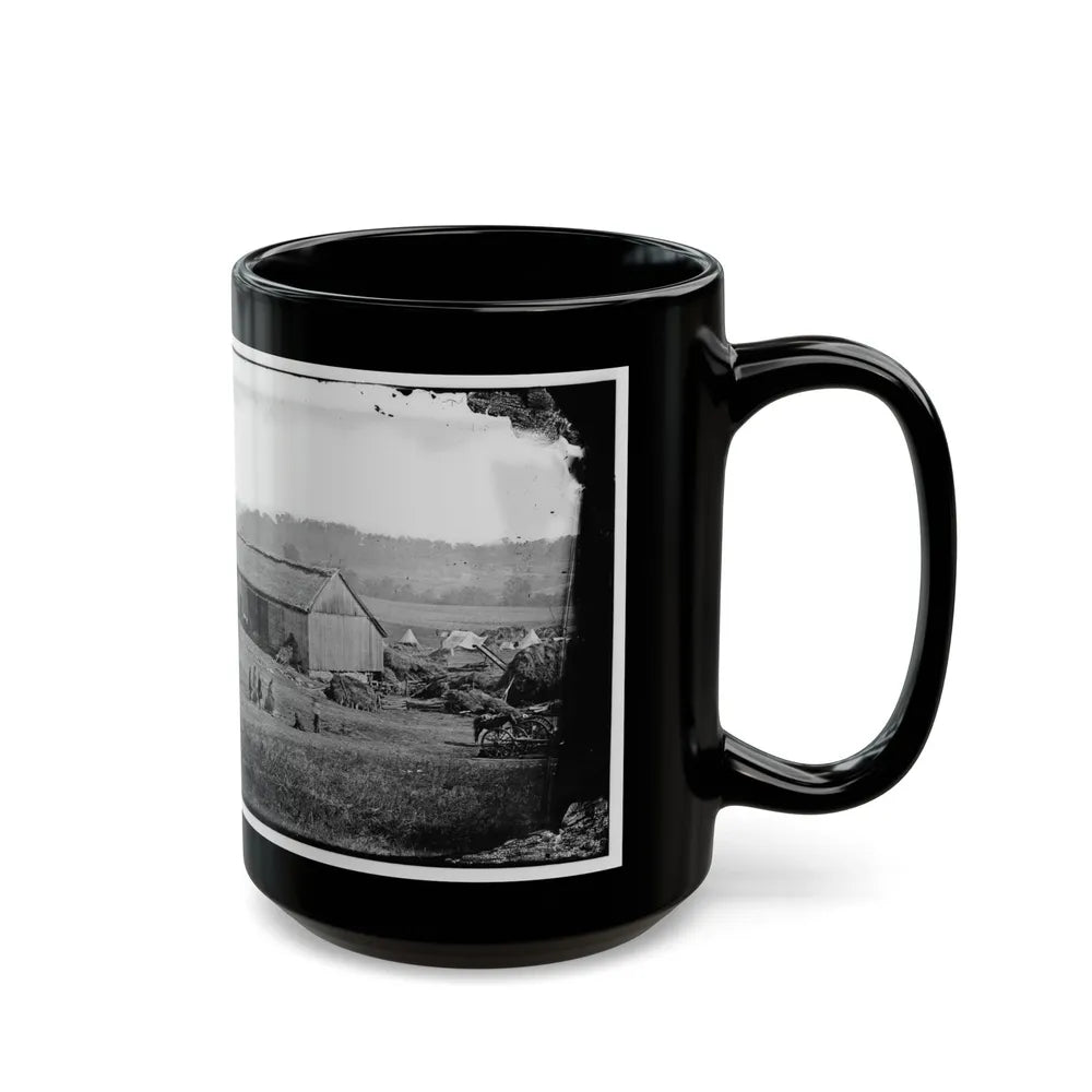 Keedysville, Md., Vicinity. Smith's Barn, Used As A Hospital After The Battle Of Antietam (U.S. Civil War) Black Coffee Mug-Go Mug Yourself