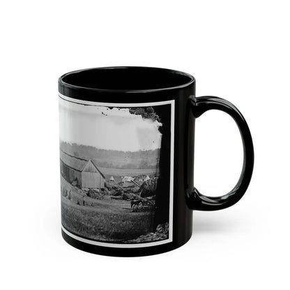 Keedysville, Md., Vicinity. Smith's Barn, Used As A Hospital After The Battle Of Antietam (U.S. Civil War) Black Coffee Mug-Go Mug Yourself