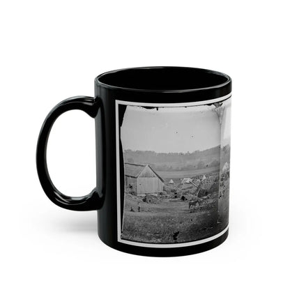 Keedysville, Md., Vicinity. Smith's Barn, Used As A Hospital After The Battle Of Antietam (U.S. Civil War) Black Coffee Mug-Go Mug Yourself