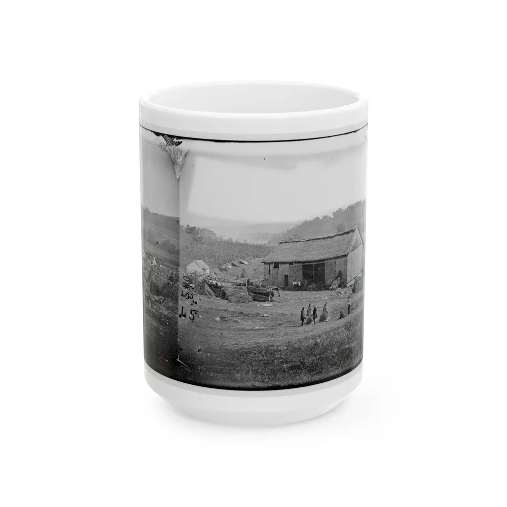 Keedysville, Md., Vicinity. Smith's Barn, Used As A Hospital After The Battle Of Antietam (U.S. Civil War) White Coffee Mug-15oz-Go Mug Yourself