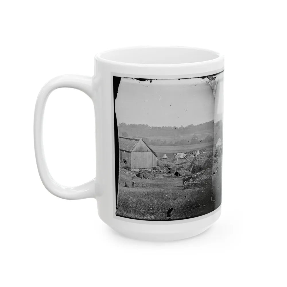 Keedysville, Md., Vicinity. Smith's Barn, Used As A Hospital After The Battle Of Antietam (U.S. Civil War) White Coffee Mug-Go Mug Yourself