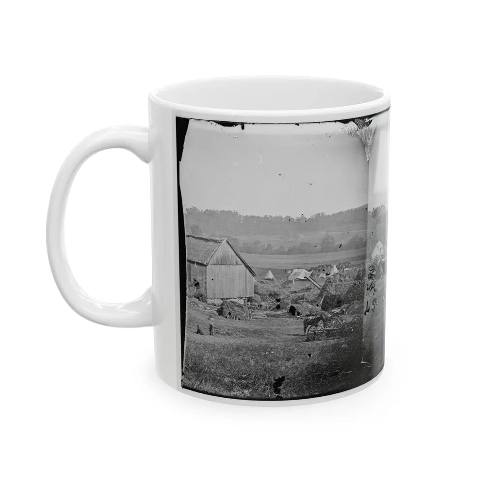 Keedysville, Md., Vicinity. Smith's Barn, Used As A Hospital After The Battle Of Antietam (U.S. Civil War) White Coffee Mug-Go Mug Yourself