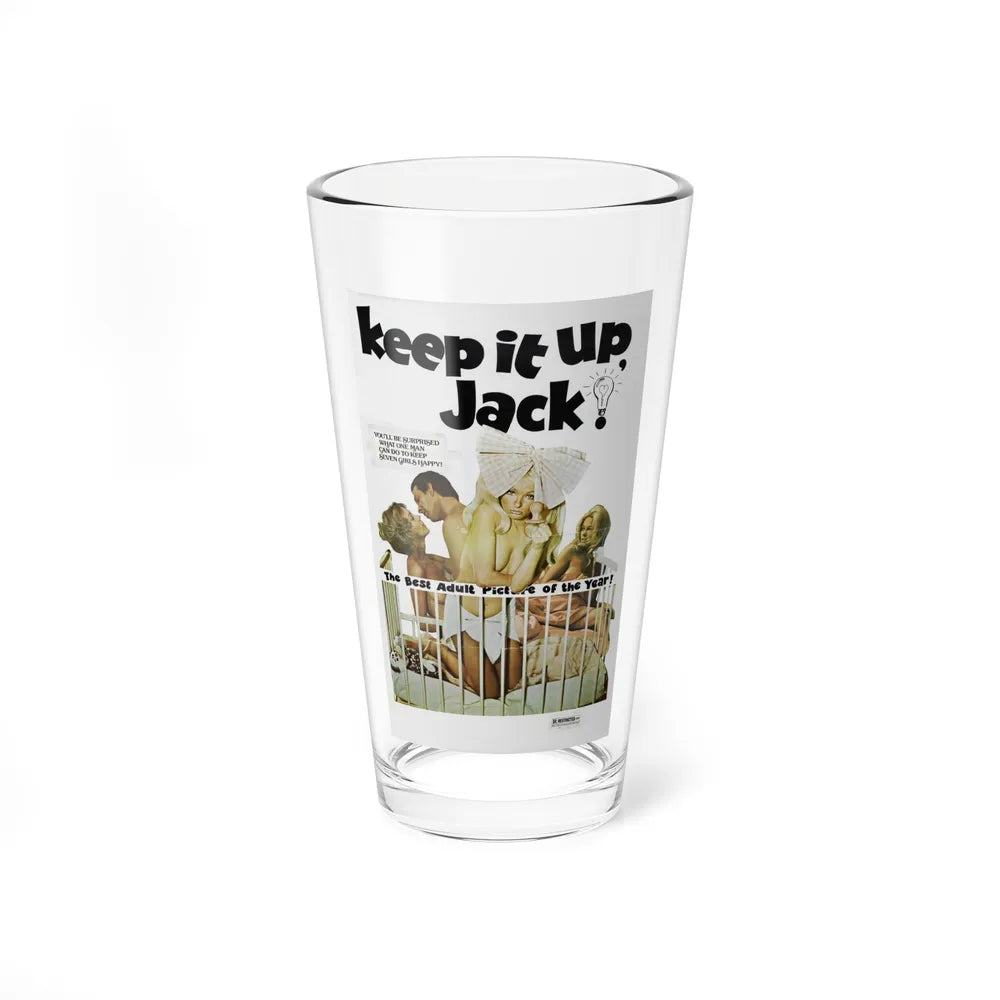 KEEP IT UP, JACK 1974 Movie Poster - Pint Glass 16oz-16oz-Go Mug Yourself