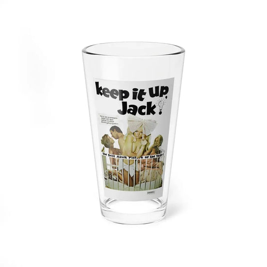 KEEP IT UP, JACK 1974 Movie Poster - Pint Glass 16oz 16oz - Go Mug Yourself
