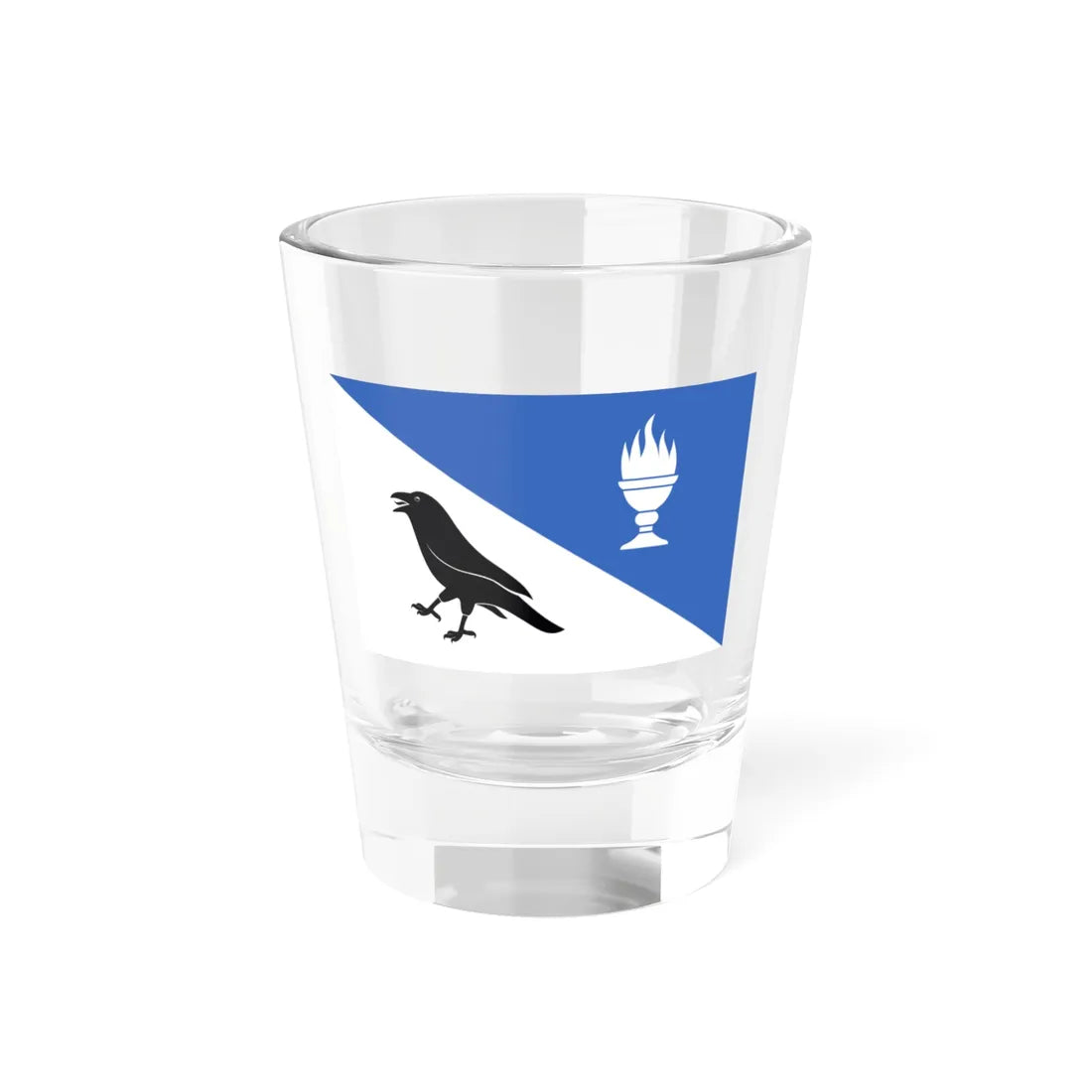 Kehtna valla lipp (Estonia) Shot Glass 1.5oz 1.5oz - Go Mug Yourself
