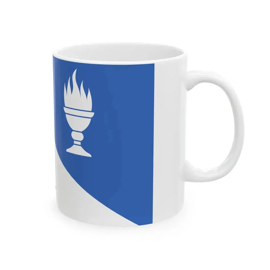 Kehtna valla lipp (Estonia) White Coffee Mug - Go Mug Yourself
