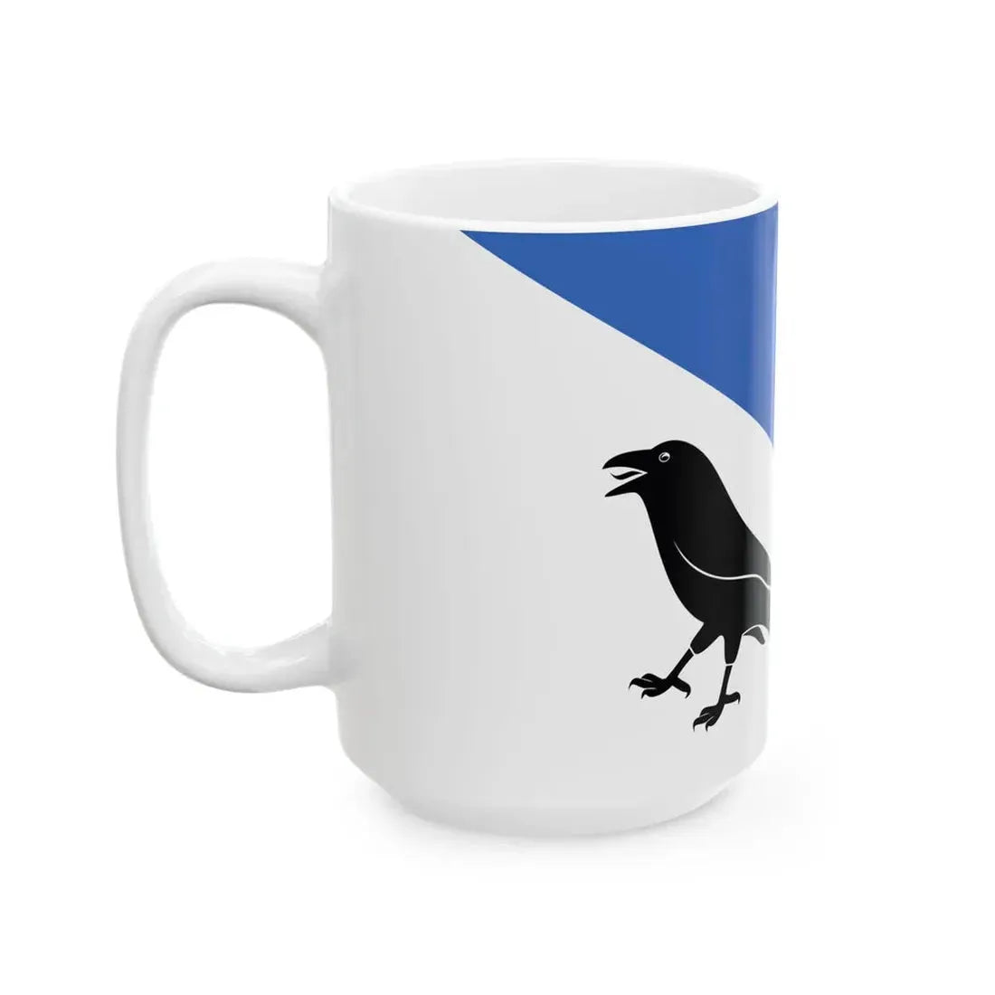 Kehtna valla lipp (Estonia) White Coffee Mug - Go Mug Yourself