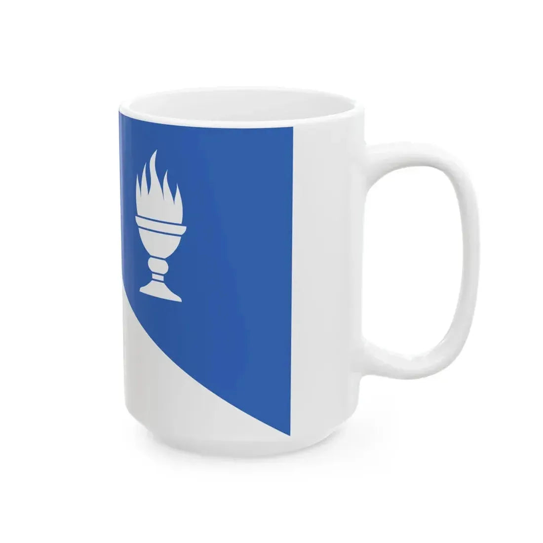 Kehtna valla lipp (Estonia) White Coffee Mug - Go Mug Yourself