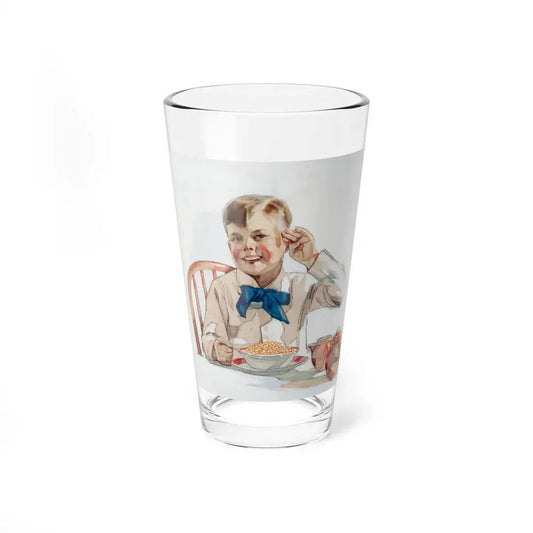 Kellogg's Rice Krispies Cereal ad illustration, 1929 - Pint Glass 16oz 16oz - Go Mug Yourself