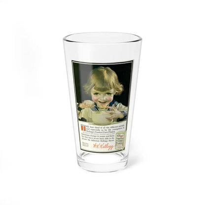 Kellogg's Toasted Corn Flakes, 1916 - Pint Glass 16oz 16oz - Go Mug Yourself