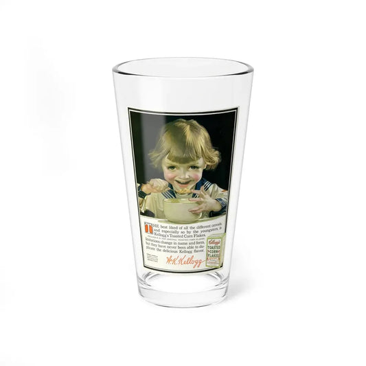 Kellogg's Toasted Corn Flakes, 1916 - Pint Glass 16oz 16oz - Go Mug Yourself