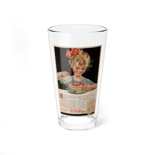 Kellogg's Toasted Corn Flakes, Ladies' Home Journal, July 1916 - Pint Glass 16oz 16oz - Go Mug Yourself