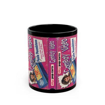 KELLOGGS POP TARTS COMEDY VIDEO FEATURING PAULA POUNDSTONE (VHS COVER) - Black Coffee Mug 11oz - Go Mug Yourself