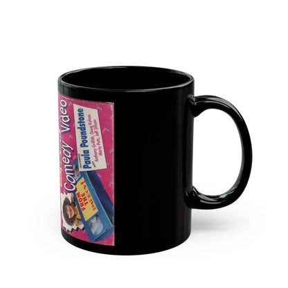 KELLOGGS POP TARTS COMEDY VIDEO FEATURING PAULA POUNDSTONE (VHS COVER) - Black Coffee Mug-Go Mug Yourself