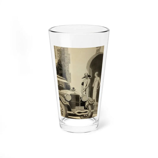 Kelly Tires ad illustration, 1926 - Pint Glass 16oz 16oz - Go Mug Yourself