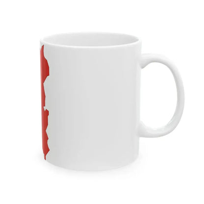 Kemer-obl-geo-stub (Russia) White Coffee Mug - Go Mug Yourself
