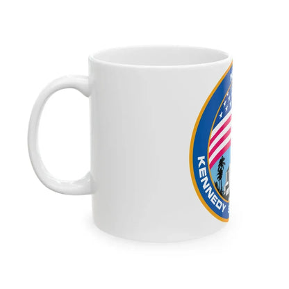 Kennedy Space Center - White Coffee Mug - Go Mug Yourself