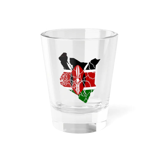 Kenya flag map (Kenya) Shot Glass 1.5oz 1.5oz - Go Mug Yourself