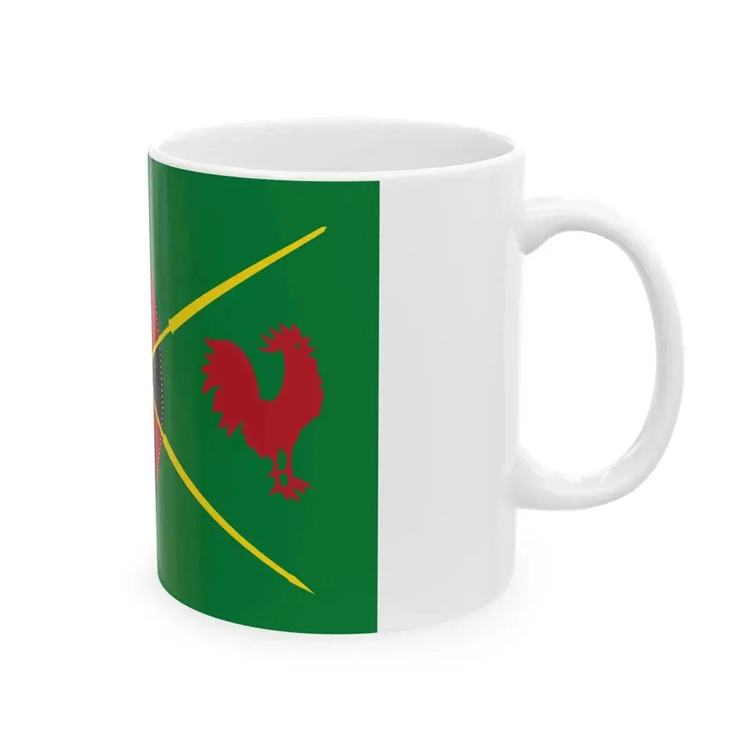 Kenya presidential standard DANIEL ARAP MOI (Kenya) White Coffee Mug - Go Mug Yourself