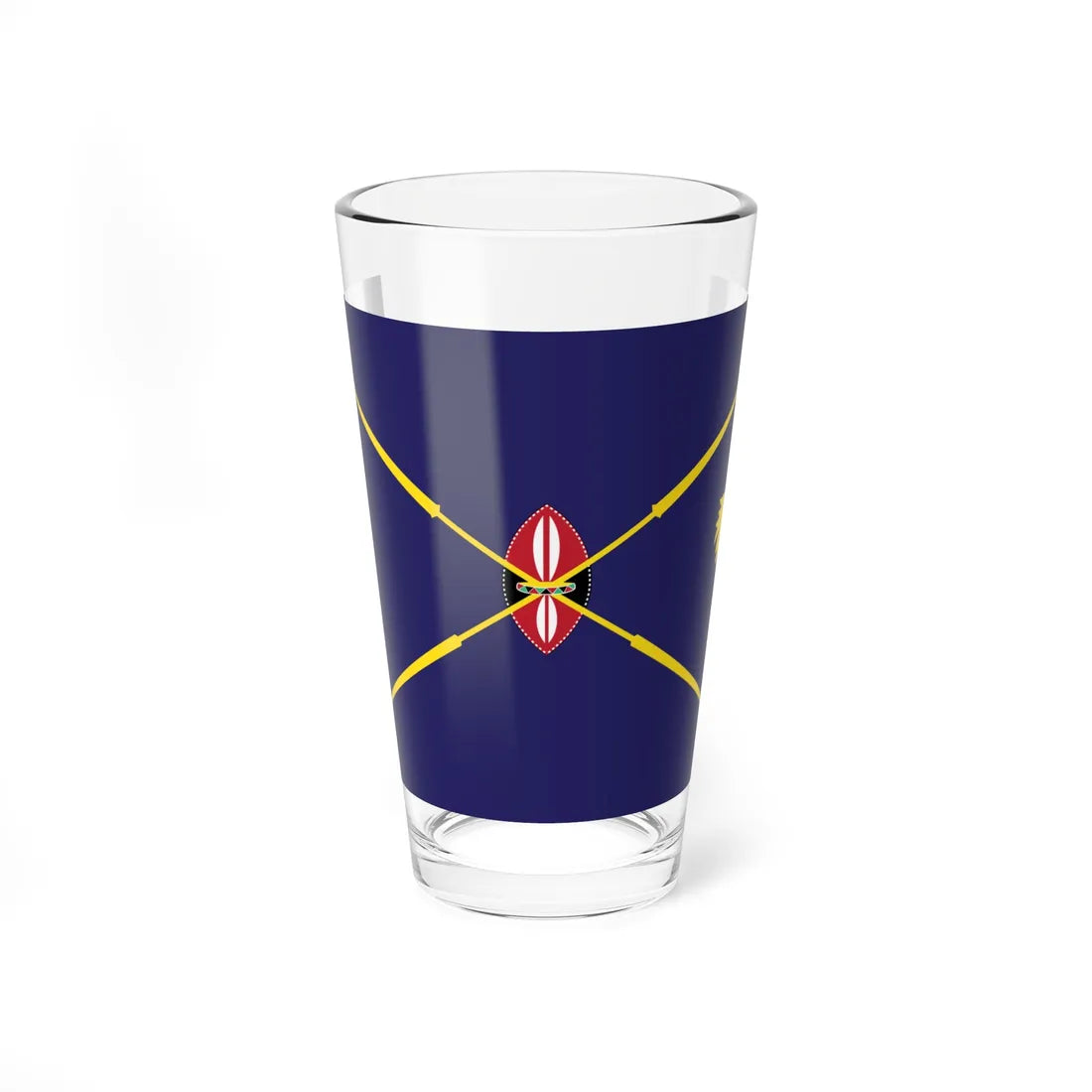 Kenya presidential standard JOMO KENYATTA (Kenya) Pint Glass 16oz 16oz - Go Mug Yourself