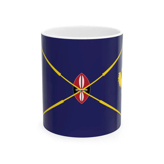 Kenya presidential standard JOMO KENYATTA (Kenya) White Coffee Mug 11oz - Go Mug Yourself