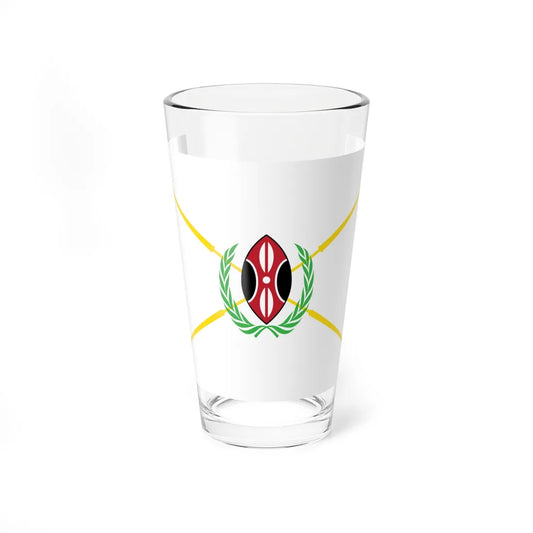 Kenya presidential standard MWAI KIBAKI (Kenya) Pint Glass 16oz 16oz - Go Mug Yourself