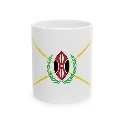 Kenya presidential standard MWAI KIBAKI (Kenya) White Coffee Mug 11oz - Go Mug Yourself