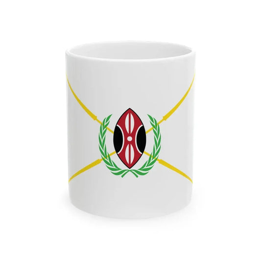 Kenya presidential standard MWAI KIBAKI (Kenya) White Coffee Mug 11oz - Go Mug Yourself