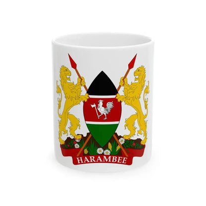 Kenya presidential standard MWAI KIBAKI variant (Kenya) White Coffee Mug 11oz - Go Mug Yourself