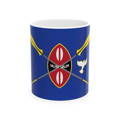 Kenya presidential standard UHURU KENYATTA (Kenya) White Coffee Mug 11oz - Go Mug Yourself