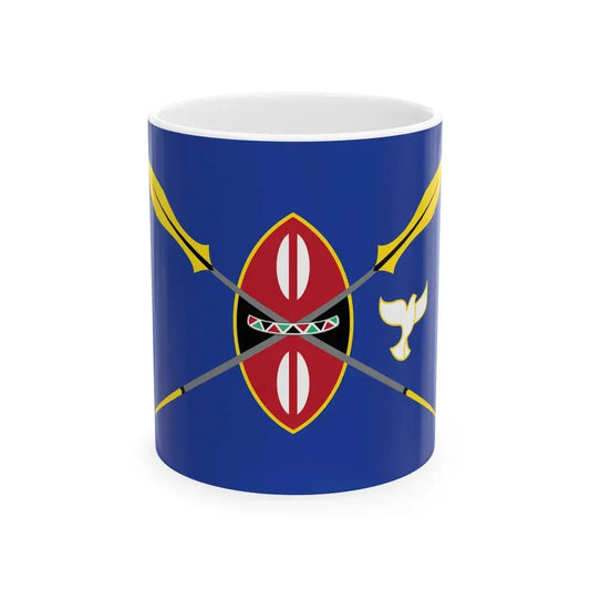 Kenya presidential standard UHURU KENYATTA (Kenya) White Coffee Mug 11oz - Go Mug Yourself