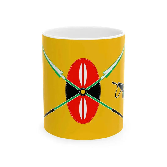 Kenya presidential standard William Ruto (Kenya) White Coffee Mug 11oz - Go Mug Yourself