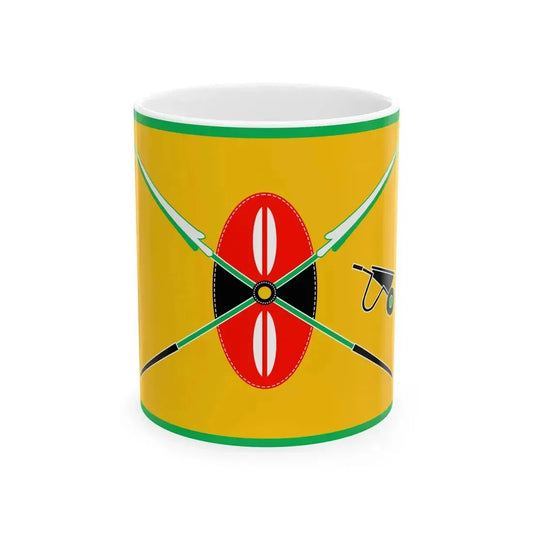 Kenya presidential standard William Ruto new (Kenya) White Coffee Mug 11oz - Go Mug Yourself