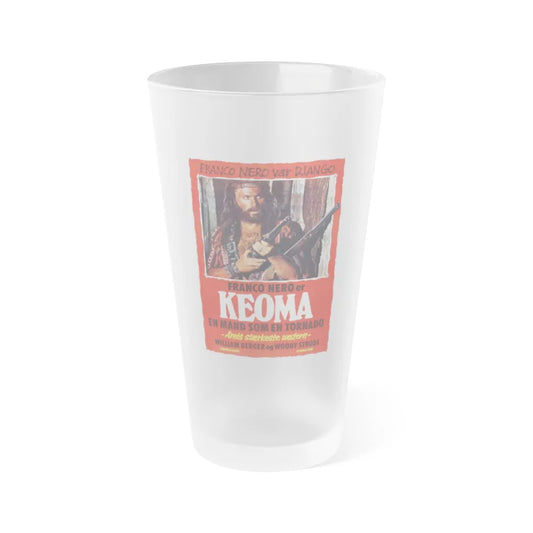 KEOMA (3) 1976 Movie Poster - Frosted Pint Glass 16oz-16oz-Frosted-Go Mug Yourself