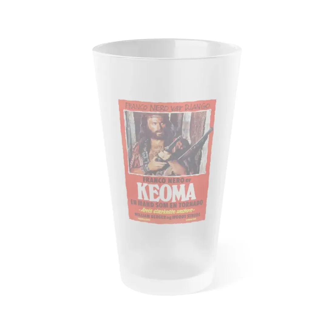 KEOMA (3) 1976 Movie Poster - Frosted Pint Glass 16oz 16oz Frosted - Go Mug Yourself