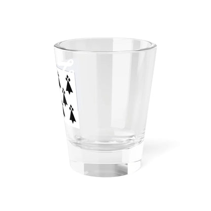 Kernevodez traditional district flag (France) Shot Glass 1.5oz - Go Mug Yourself