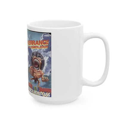 KERRANG VIDEO KOMPILATION (VHS COVER) - White Coffee Mug - Go Mug Yourself
