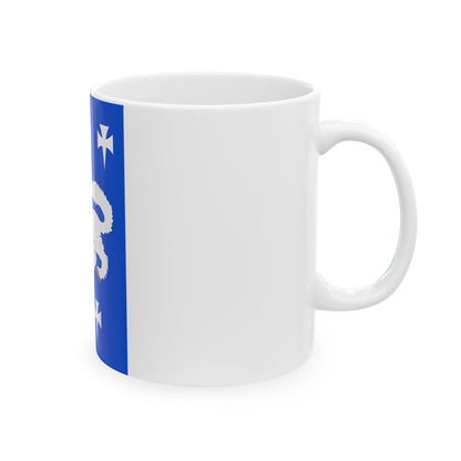 Keski-Pohjanmaa.lippu (Finland) White Coffee Mug-Go Mug Yourself