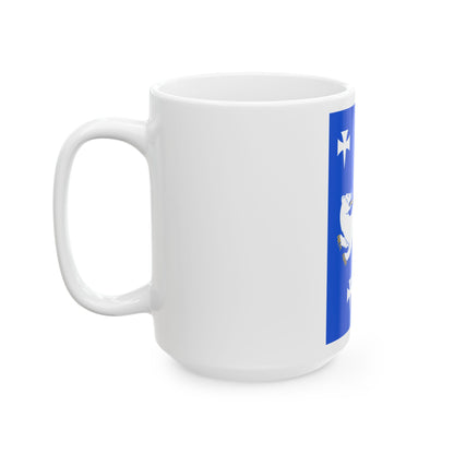 Keski-Pohjanmaa.lippu (Finland) White Coffee Mug-Go Mug Yourself