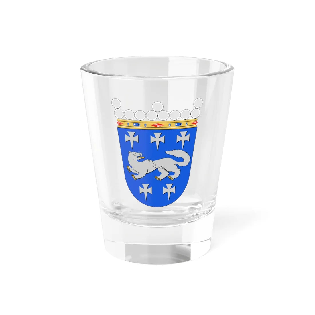 Keski-Pohjanmaa.vaakuna (Finland) (Coat of Arms) Shot Glass 1.5oz 1.5oz - Go Mug Yourself