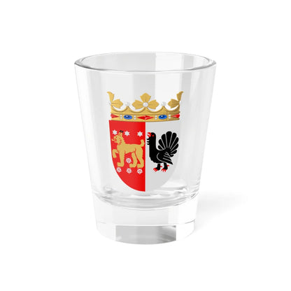 Keski-Suomen lääni.vaakuna (Finland) (Coat of Arms) Shot Glass 1.5oz 1.5oz - Go Mug Yourself