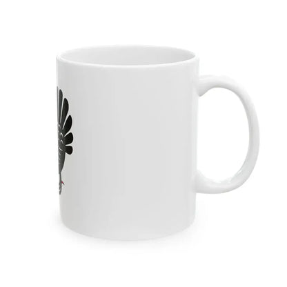 Keski-suomi lippu (Finland) White Coffee Mug - Go Mug Yourself