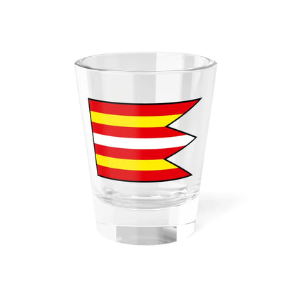 Ket Levice Flag (Slovakia) Shot Glass 1.5oz 1.5oz - Go Mug Yourself
