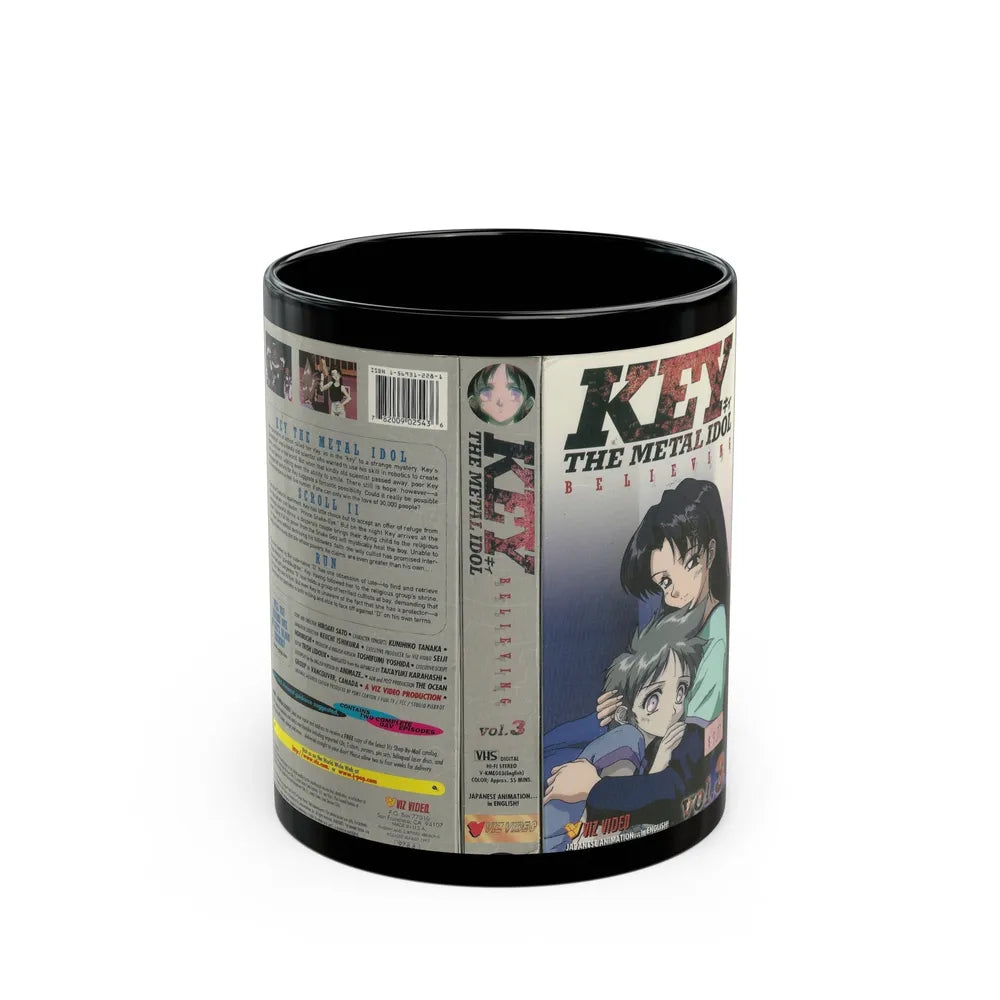 KEY THE METAL IDOL (VHS COVER) - Black Coffee Mug-11oz-Go Mug Yourself