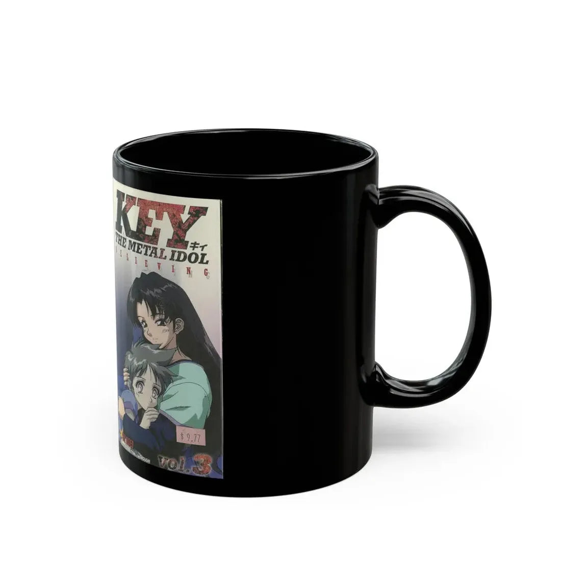KEY THE METAL IDOL (VHS COVER) - Black Coffee Mug - Go Mug Yourself